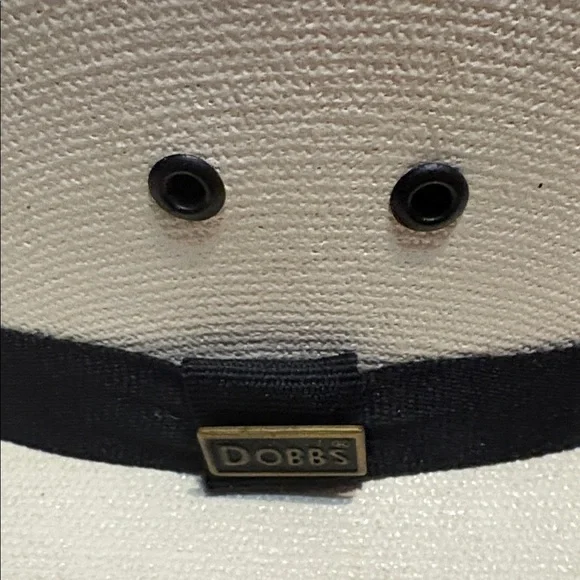 Dobbs Cowboy Hat Ivory 6 7/8 - Picture 10 of 16